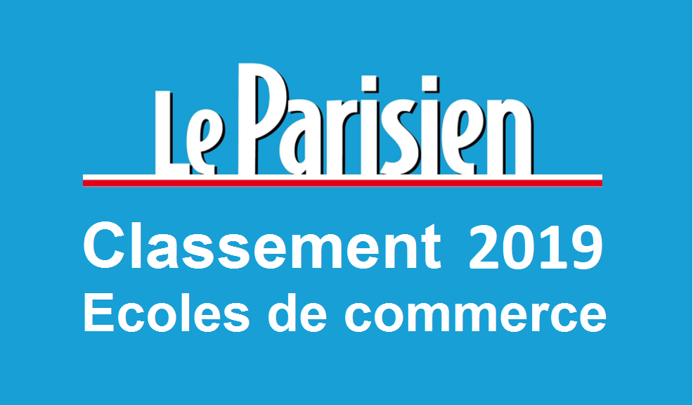 Classement écoles de commerce Le Parisien 2019