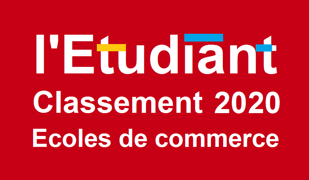 Classement écoles de commerce 2020 par l’Etudiant