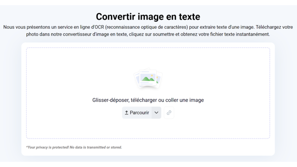 convertir image en texte
