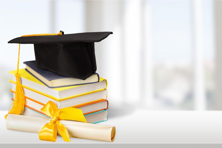 Graduation, Diploma, Mortar Board.